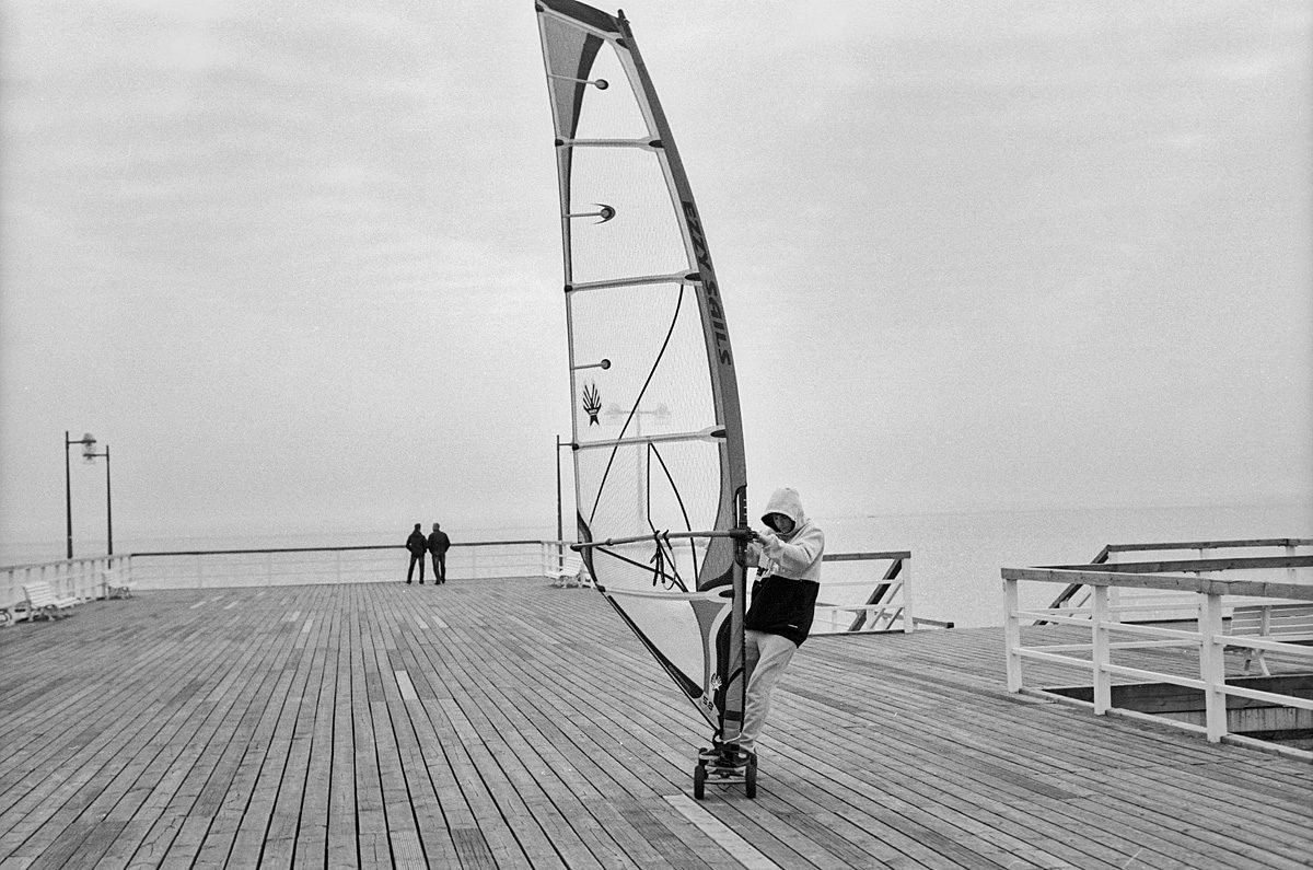 analog windsurfing photo